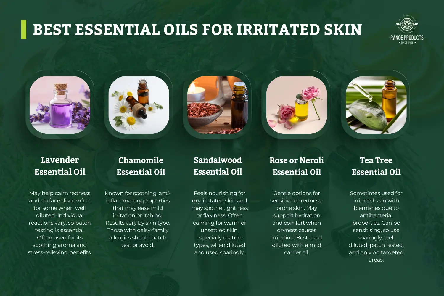 best essential oils for irritated skin