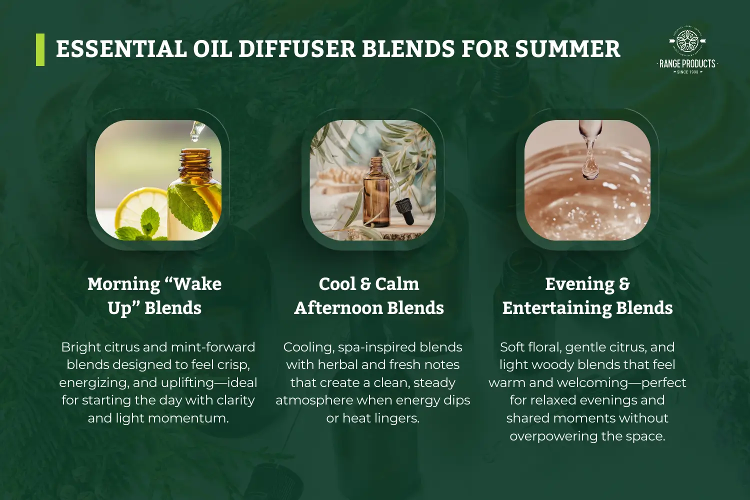 essential oil diffuser blends for summer